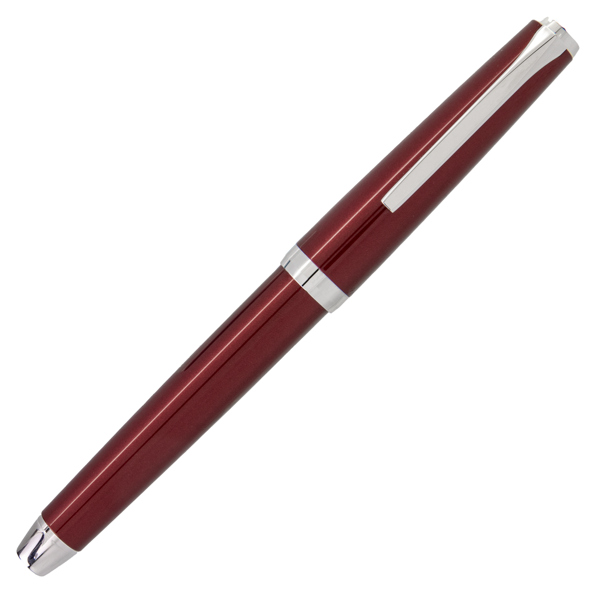Pilot Metal Falcon Burgundy with Rhodium Trim
