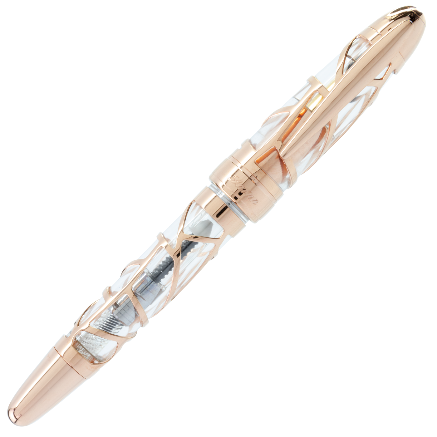 Laban Skeleton Rose Gold Fountain Pen