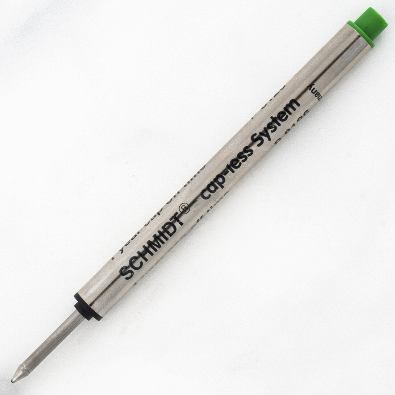 Schmidt 8126 Short Capless System Rollerball Refill- Green