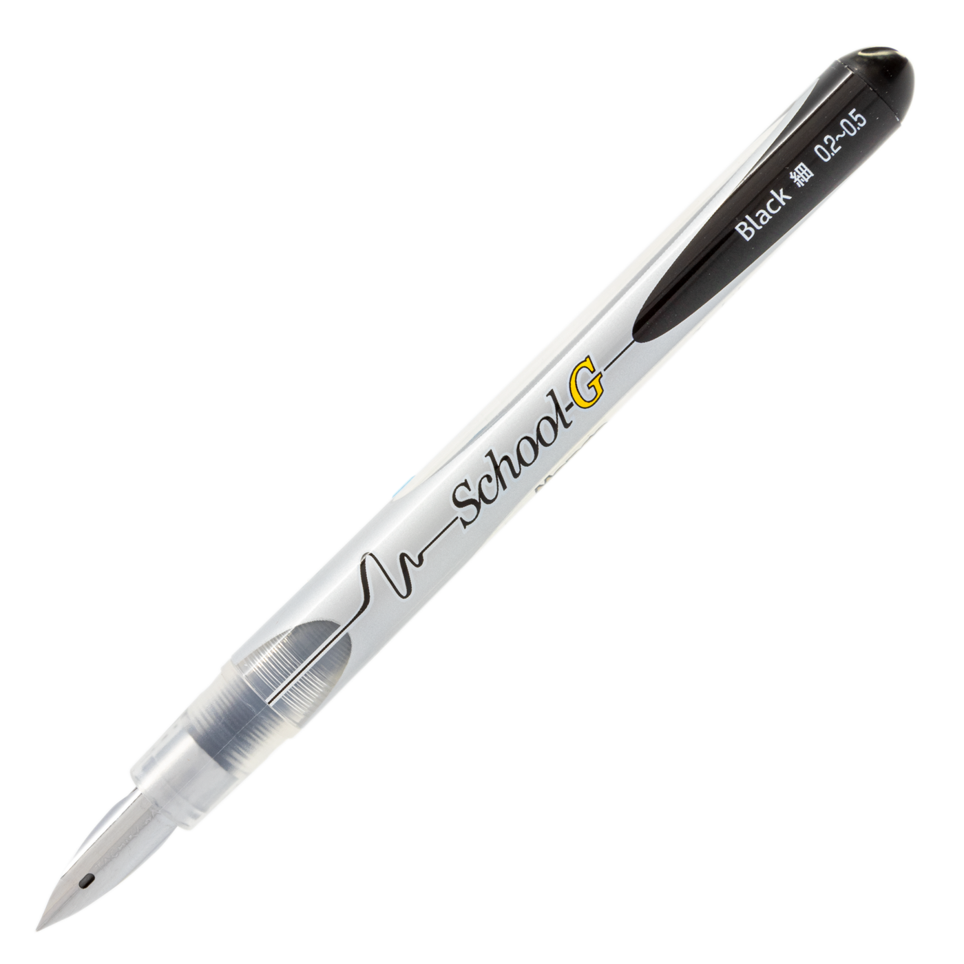 Tachikawa School G Refillable Fountain Pen - Black