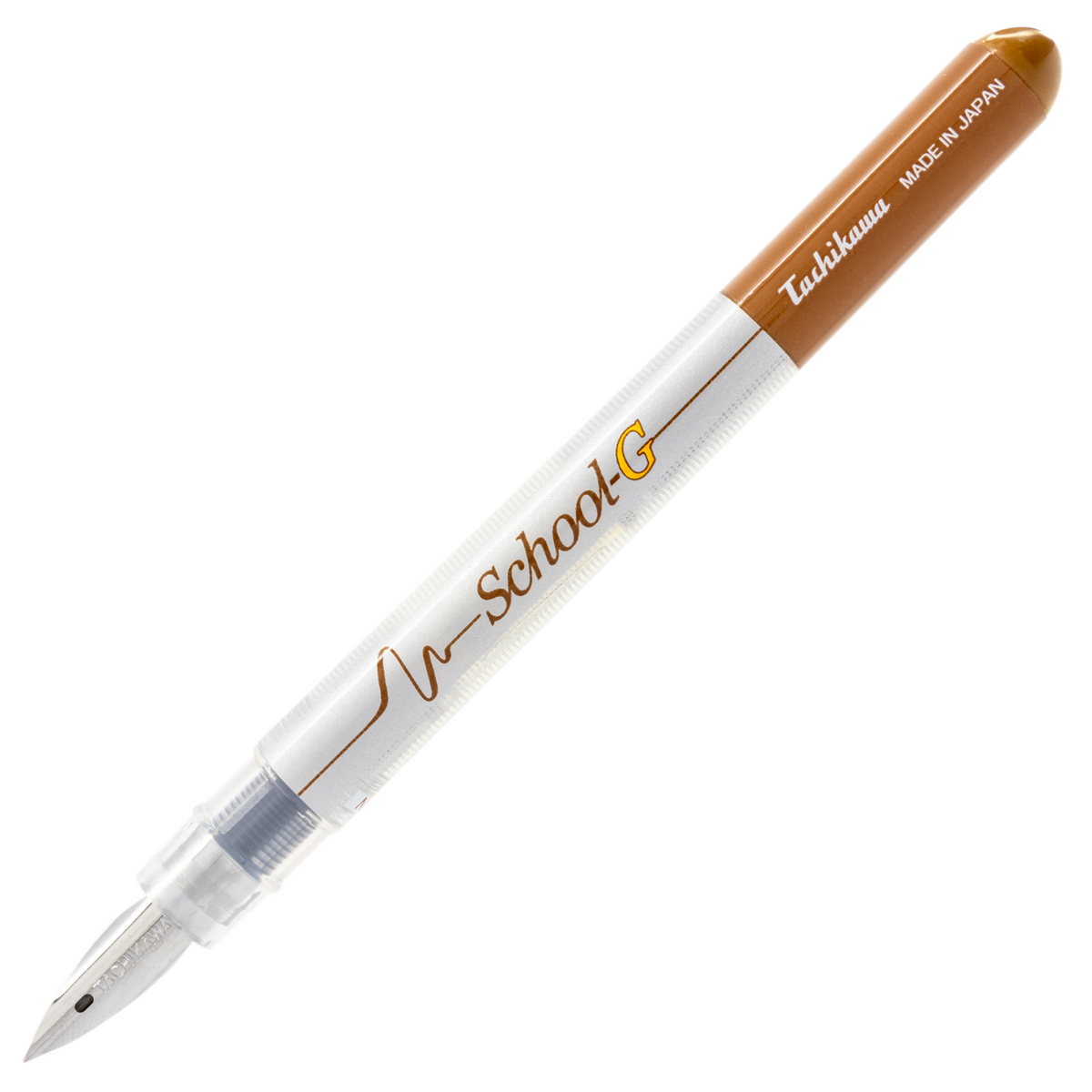 Tachikawa School G Refillable Fountain Pen - Sepia