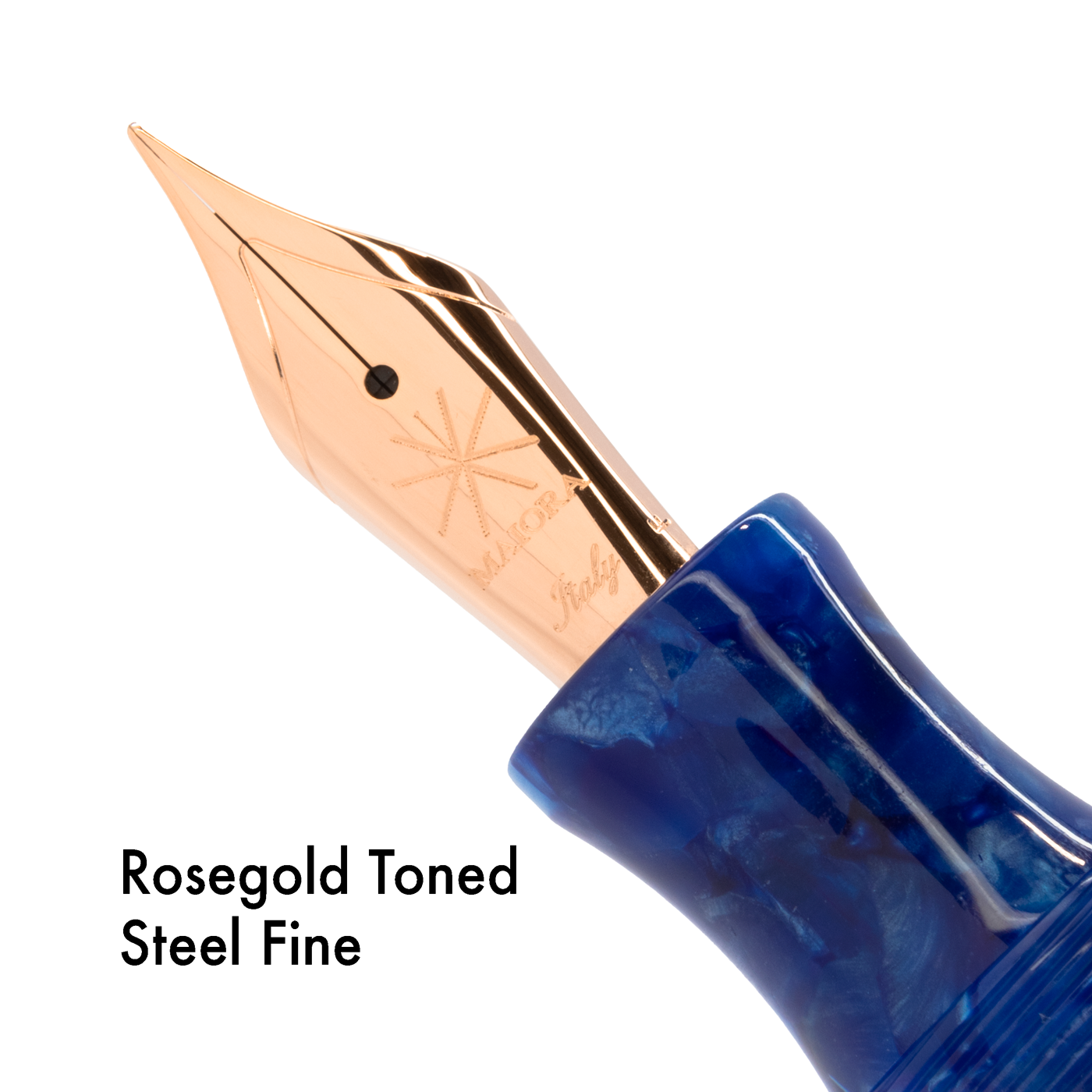 Maiora Aventus Sinis with Rose Gold Trim Fountain Pen