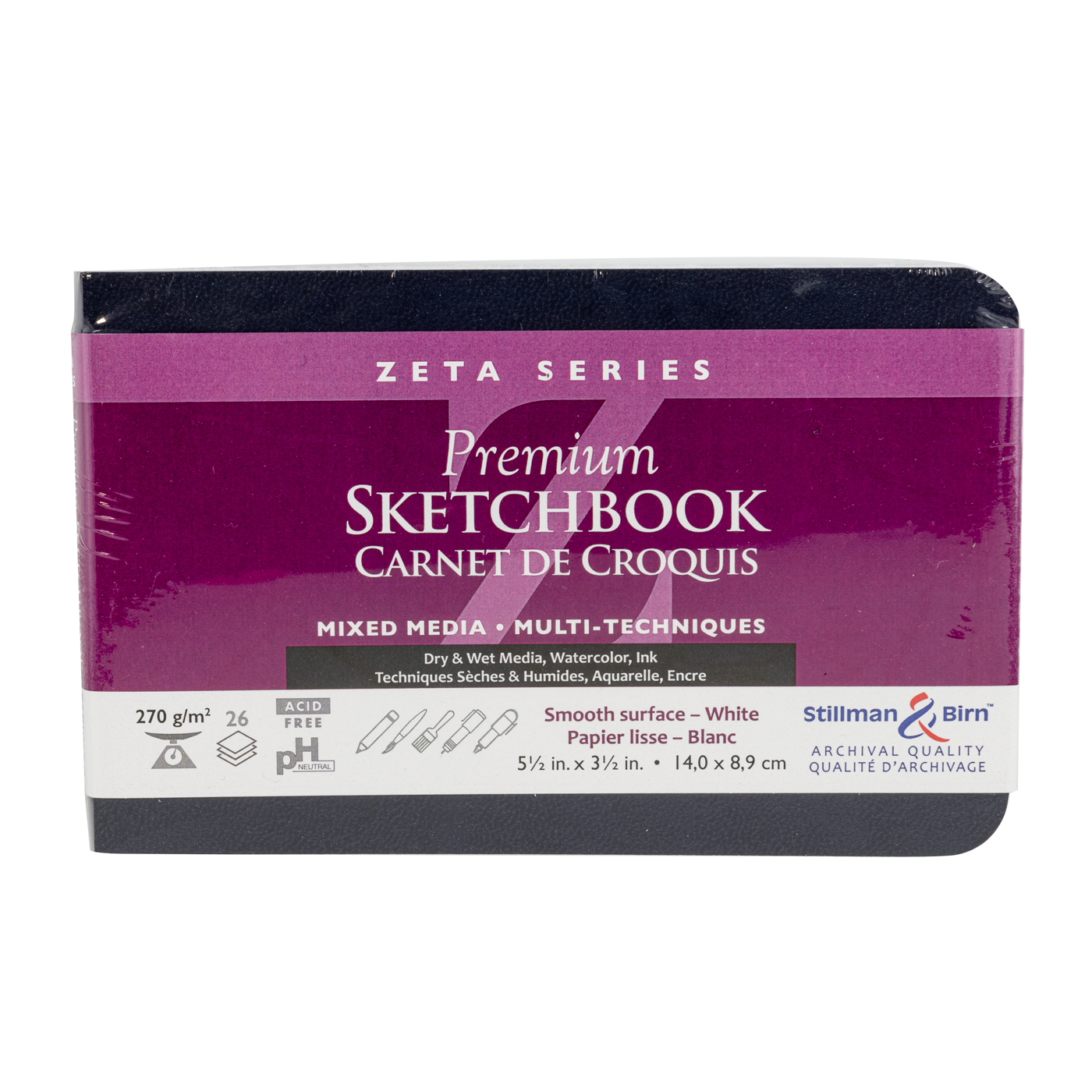 Stillman & Birn Zeta Softcover Sketchbook Landscape 5.5x3.5