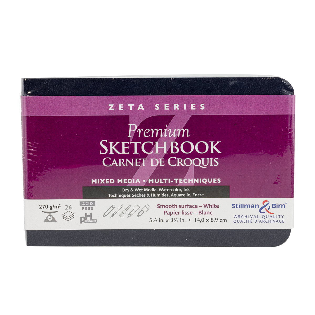 Stillman & Birn (clairefontaine) Zeta Series Sketchbook-Landscape