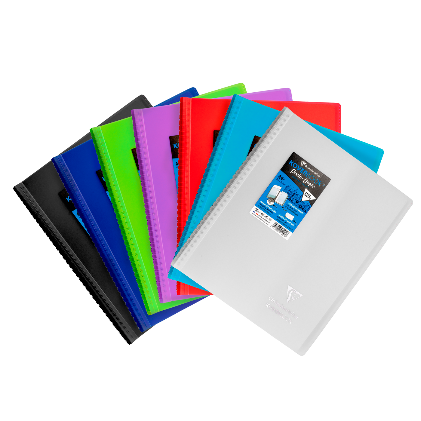 Clairefontaine  A4+ Side Wirebound Sketch Notebook