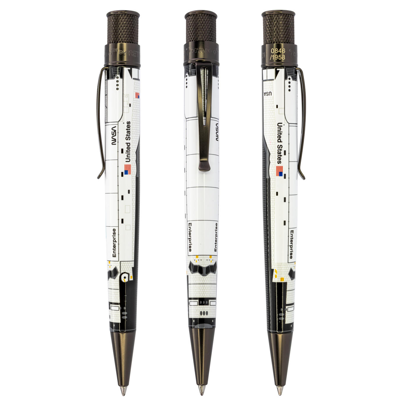 Retro 51 Tornado Rollerball Pen Enterprise Space Shuttle Limited Edi