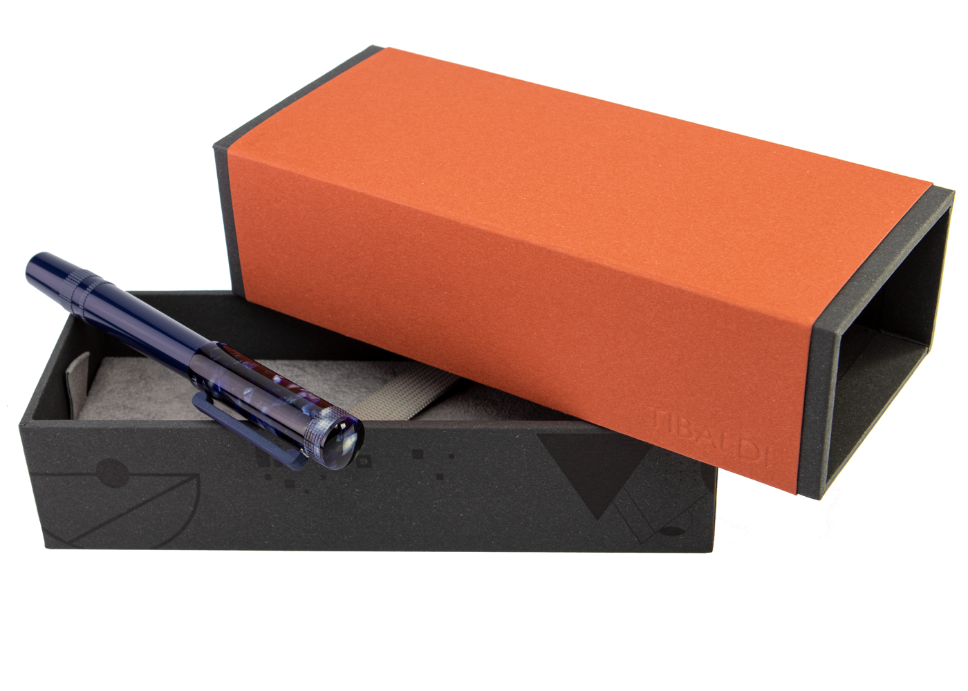 Tibaldi Perfecta Stonewash Blue Rollerball Pen