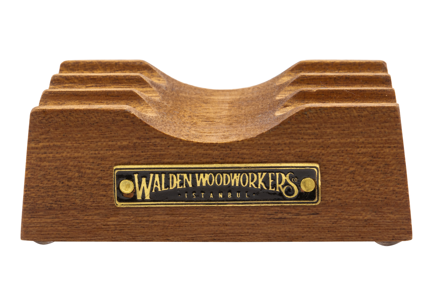 Galen Leather Co. The Nib Rest Wooden Pen Stand - Mahogany