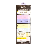 Midori Sticky Notes Journal - Tiles Colorful