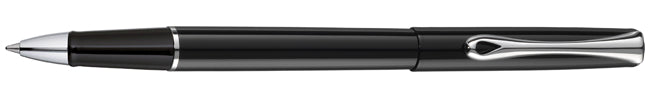Diplomat Traveller Shiny Black Lacquer Rollerball