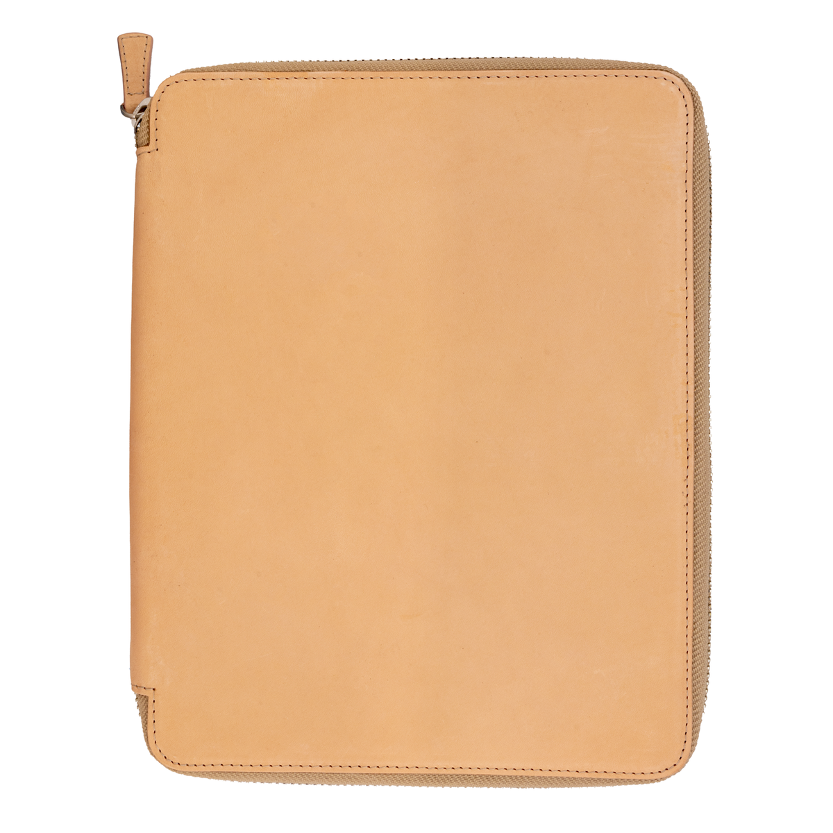 Galen Leather Co. Zippered B5 Notebook Folio - Undyed Leather