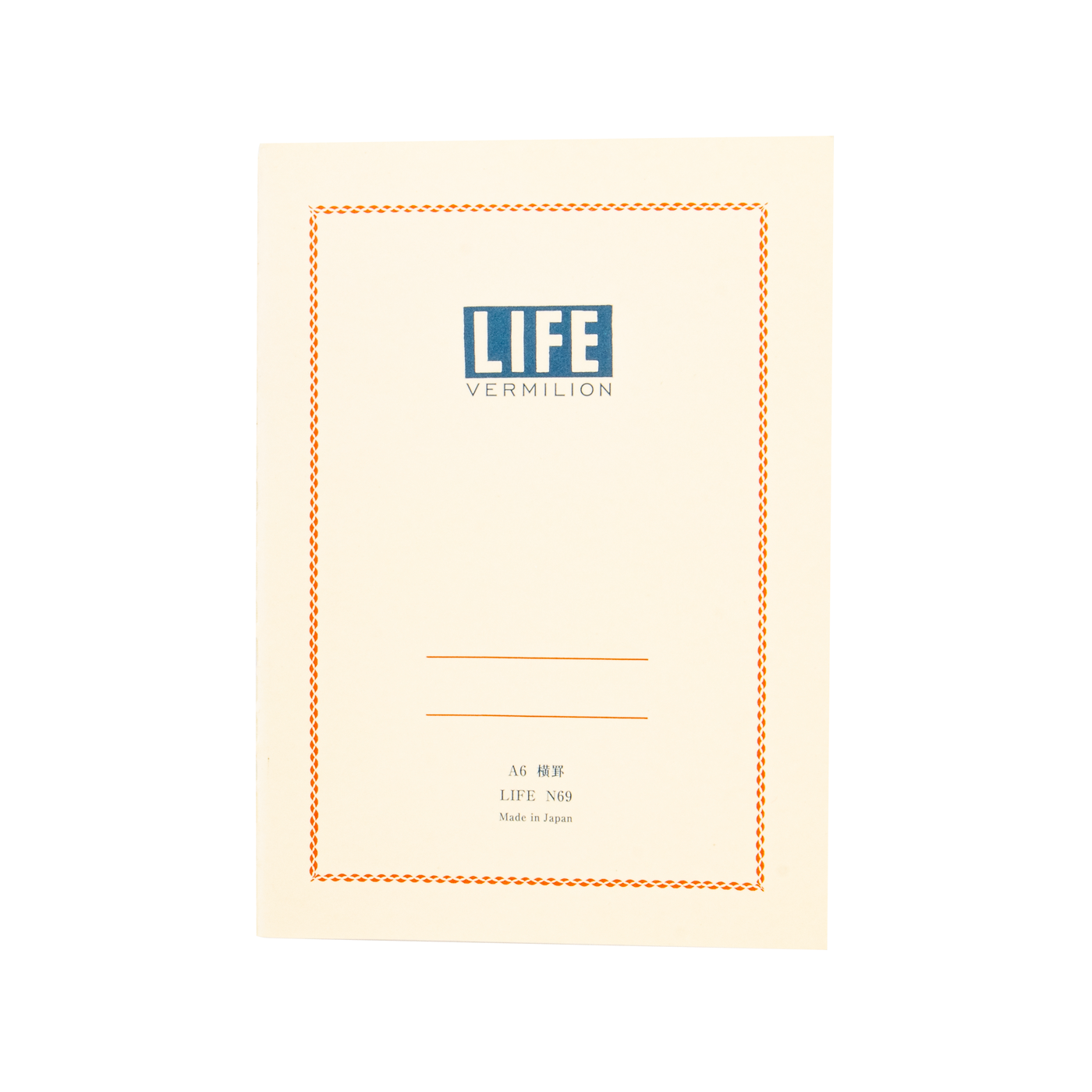 Life Stationery Vermillion Note A6 Side Bound Notebook
