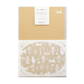 Midori Letter Set 502- Watermark Cat