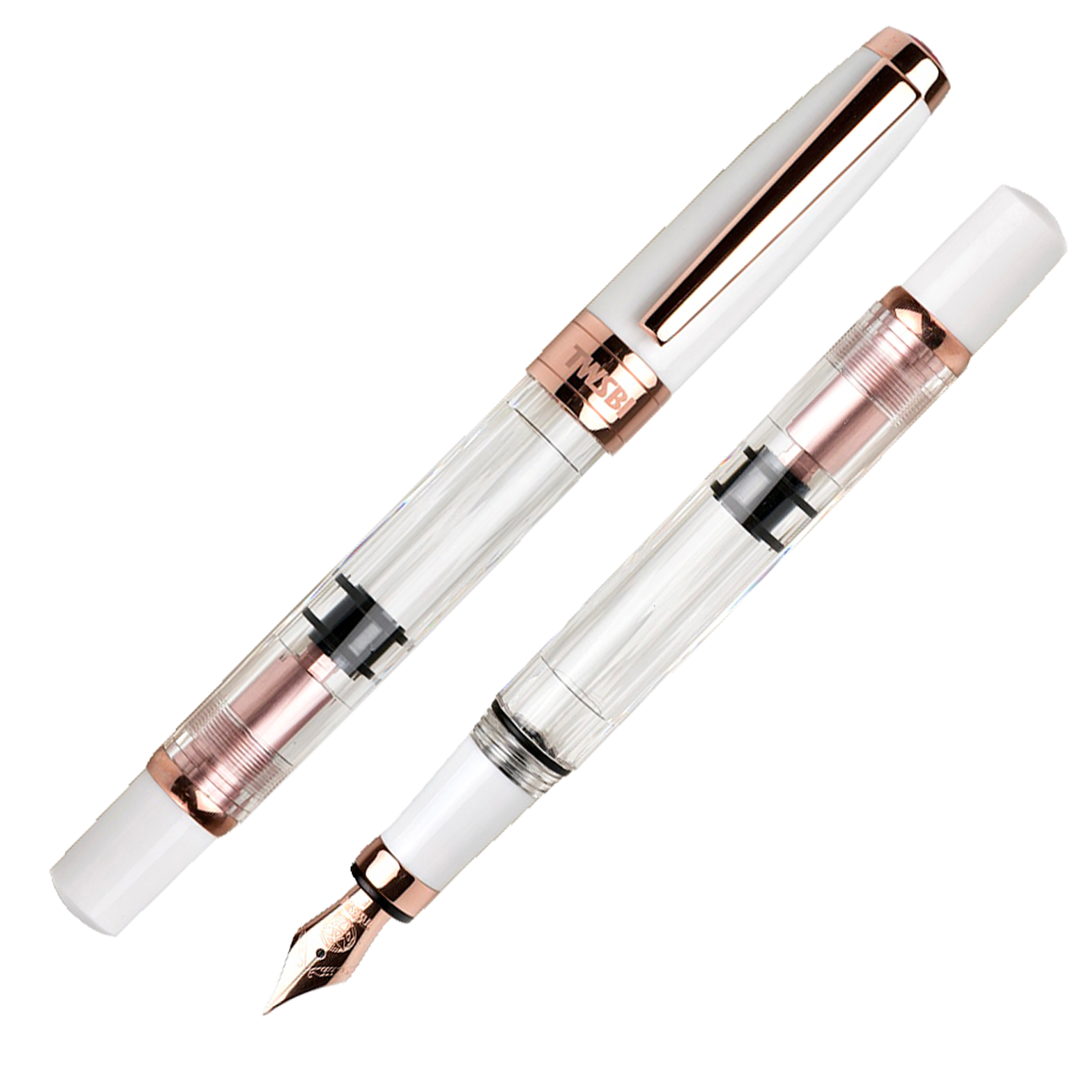 TWSBI Diamond 580 White Rose Gold II Fountain