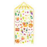 Midori Planner Stickers- Marche Wine Pattern