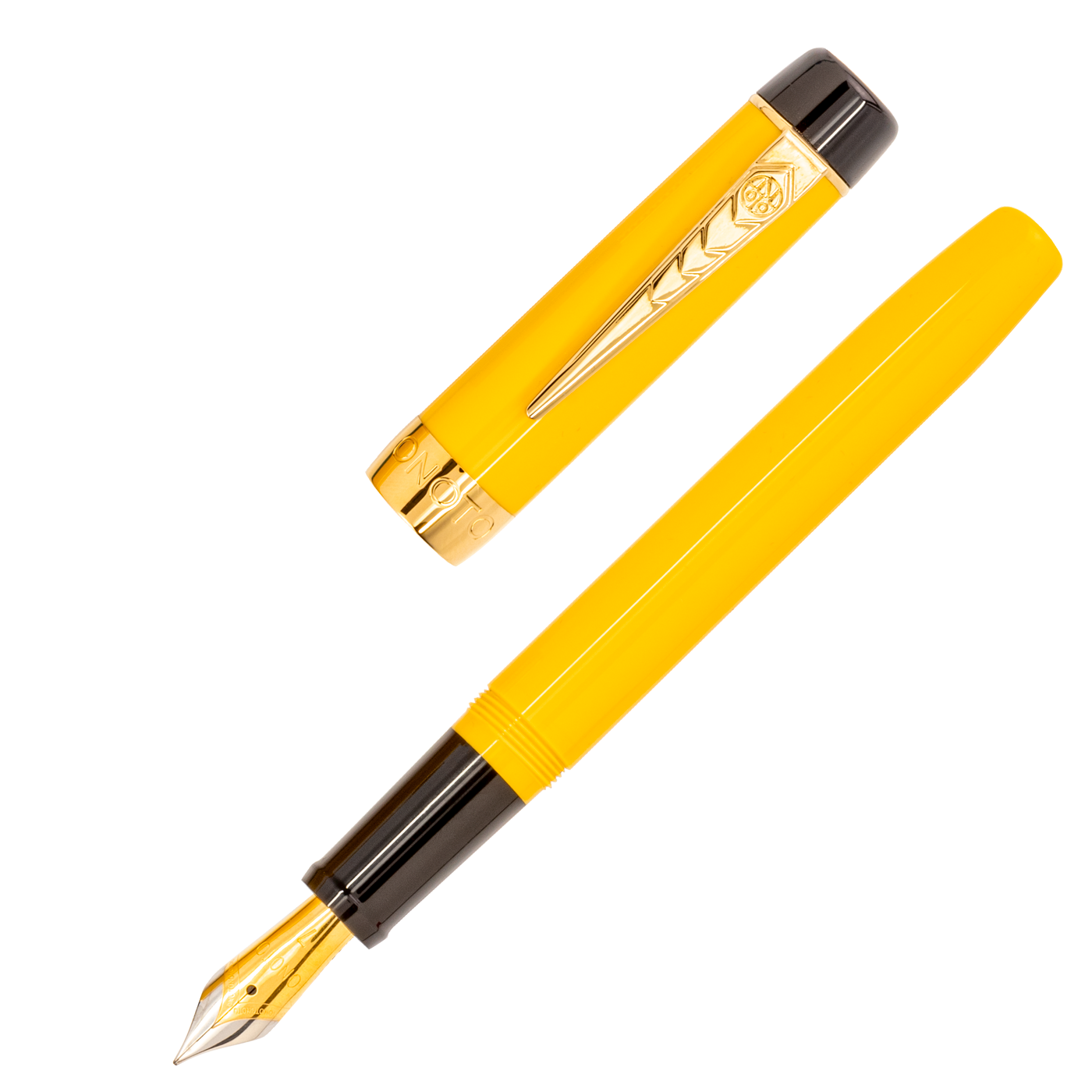 Onoto Scholar Mandarin and Gold Trim