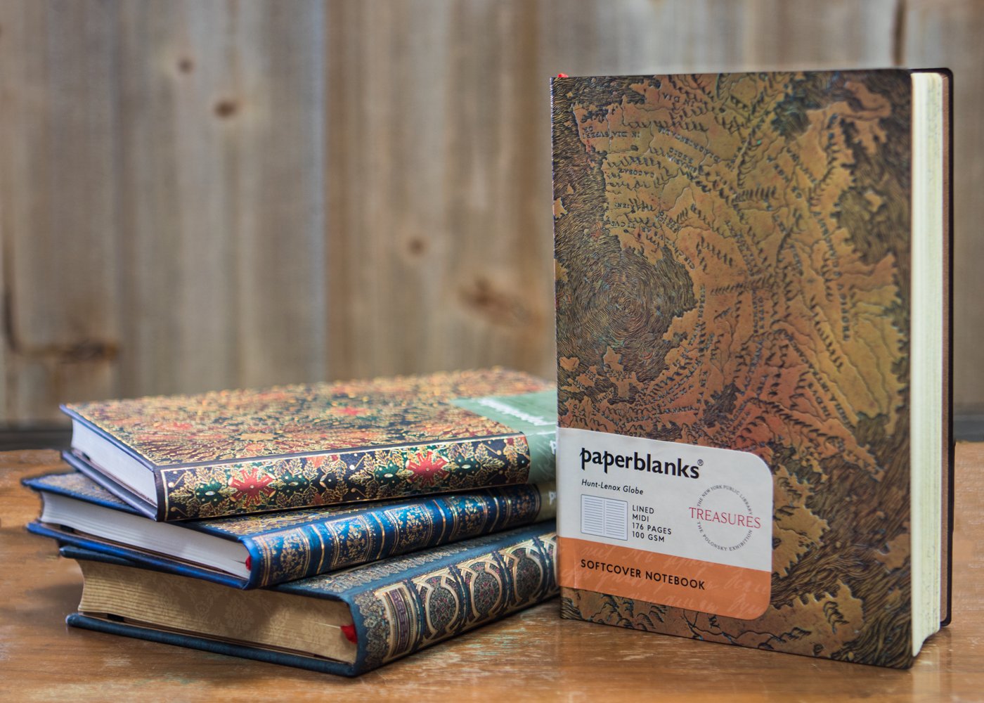  Paperblanks founded in Canada and has producing superb writing journals and everyday objects for over twenty years.  The notebooks have amazing cover art and are very well designed and make great gifts or may inspire your next project.  