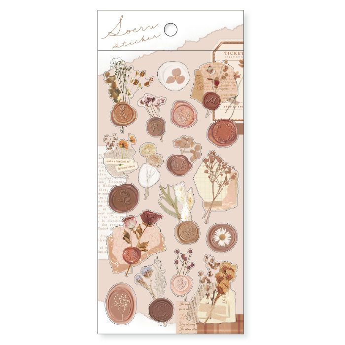 Mind Wave Stickers - Brown Soel