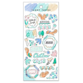 Mind Wave Stickers - Sunny Sketch Light Blue