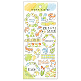 Mind Wave Stickers- Yellow Green