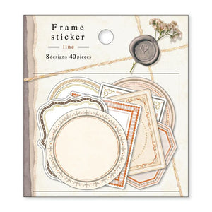 Mind Wave Stickers - Line Frame