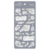 Mind Wave Stickers - Bouquet Sticker Gray