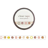 Mind Wave - Clear Tape - 7mm - Brown Palette