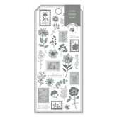 Mind Wave Stickers - Oshibana Charcoal