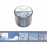 Mind Wave - Washi tape- 30mm-Film Blue