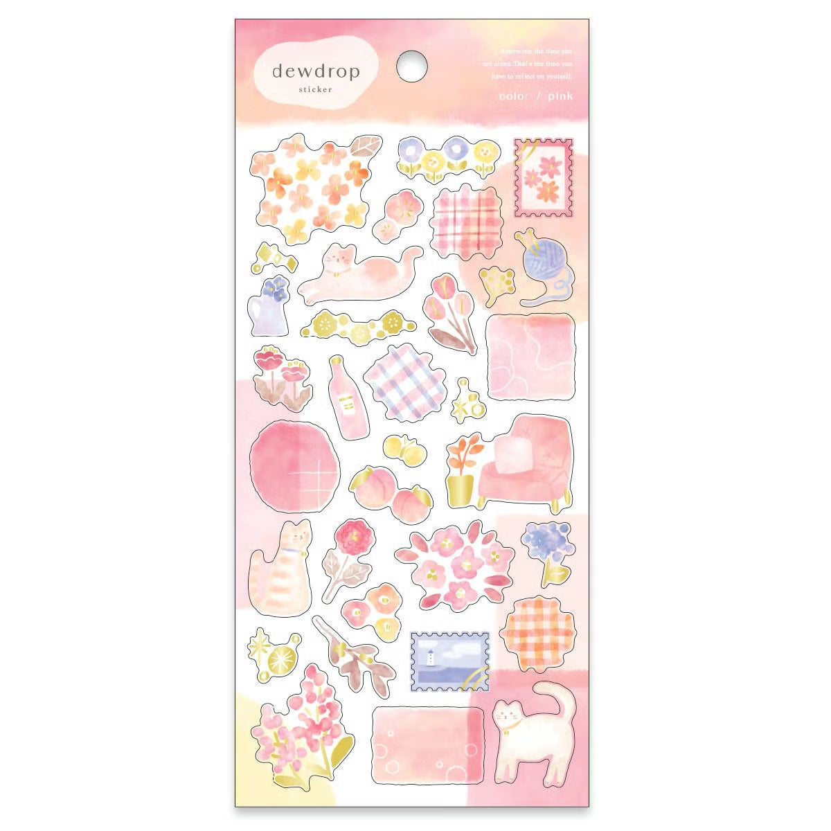 Mind Wave Stickers - Dewdrop Pink