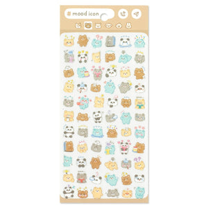 Mind Wave Stickers - Mood Icon - Bear Sticker