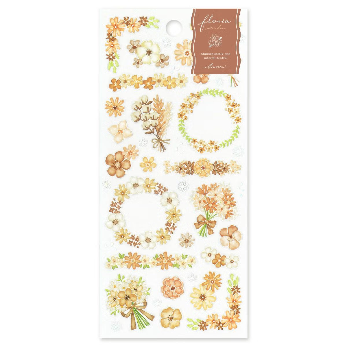 Mind Wave Stickers - Floria Brown