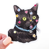 Amy Hartelust Art & Illustration - Vinyl Sticker - Sticky Cat