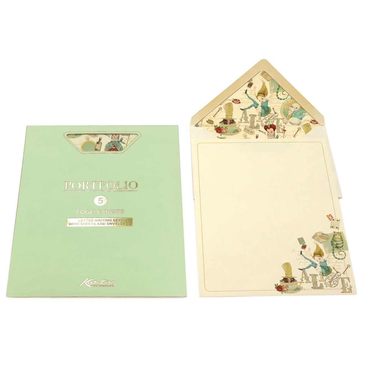 San Lorenzo Letter Writing Set With Portfolio - Alice