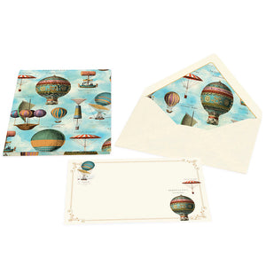San Lorenzo Note Card Portfolio Large - Air Balloons