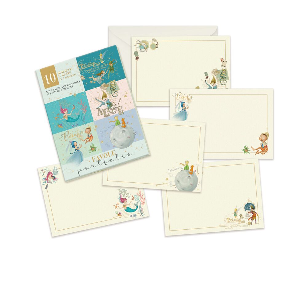 San Lorenzo Note Card Portfolio Medium - Favole Fairy Tale
