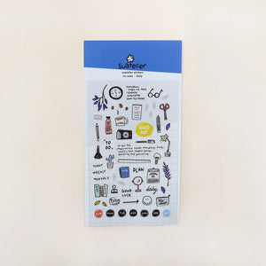 Suatelier Design - Sticker Sheet - Daily