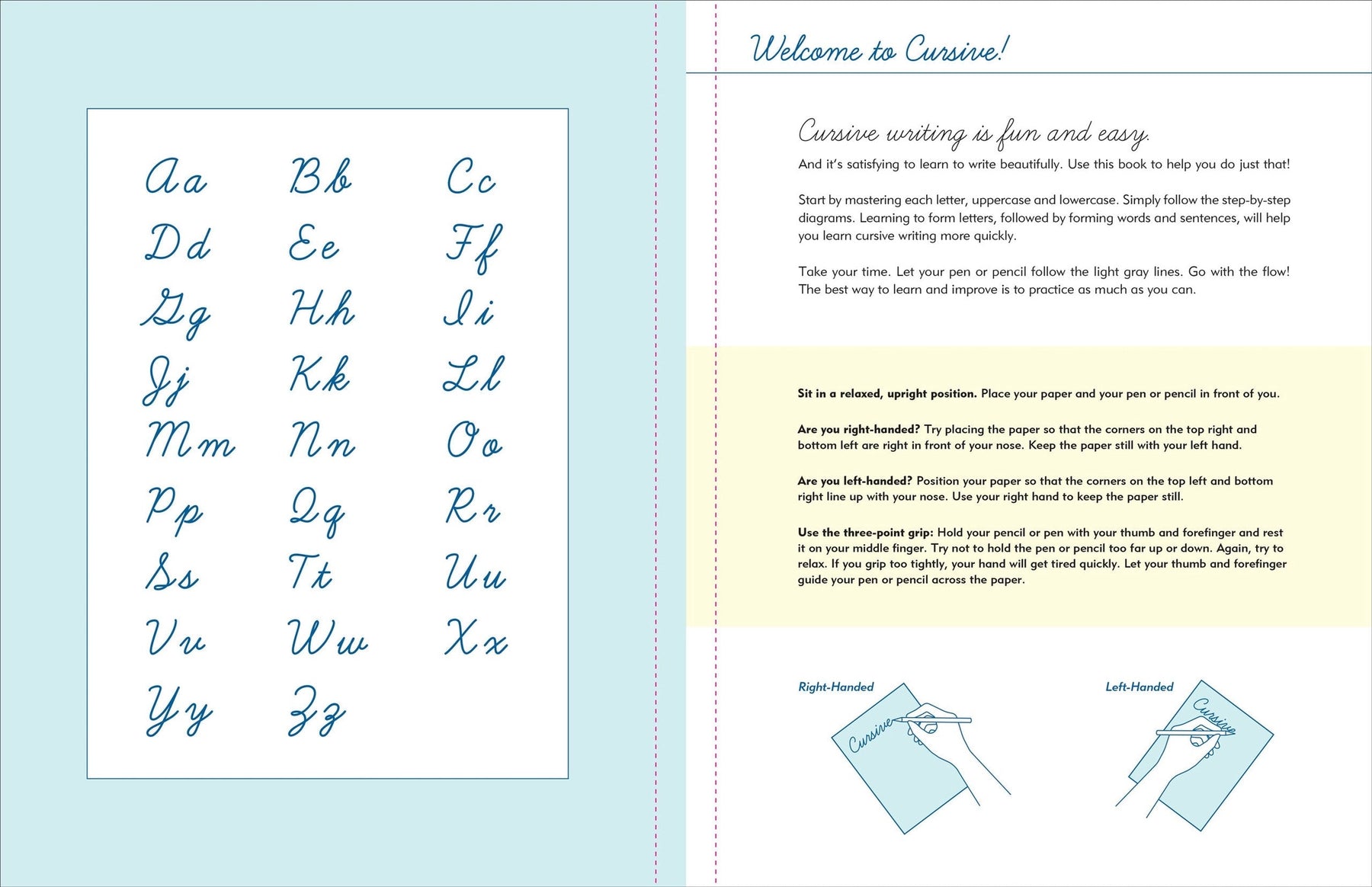 Peter Pauper Press -Cursive Handwriting Workbook