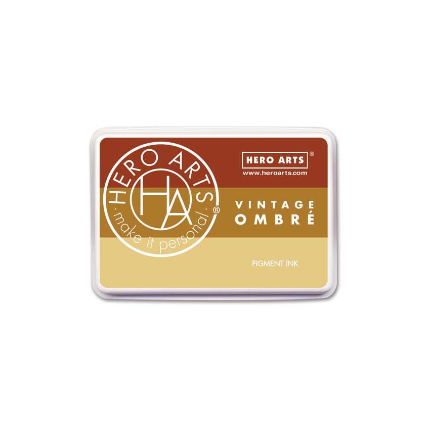 Hero Arts Vintage Ombre Ink Pad - Metallic Rust