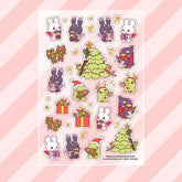 Sakuradragon - Christmas Party Clear Sticker Sheet