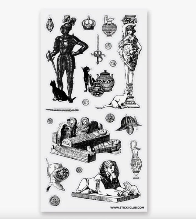 STICKII Sticker Sheet -  Cats Through History
