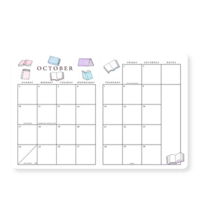 Linda Tong Planners - 2027 Monthly Planner - Cherry Blossom