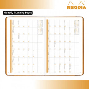 Rhodia 2025 WebPlanner Weekly Notebook 6 x 9"