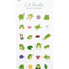 Girl of All Work - Washi Stickers - Frogs L'il Sticks