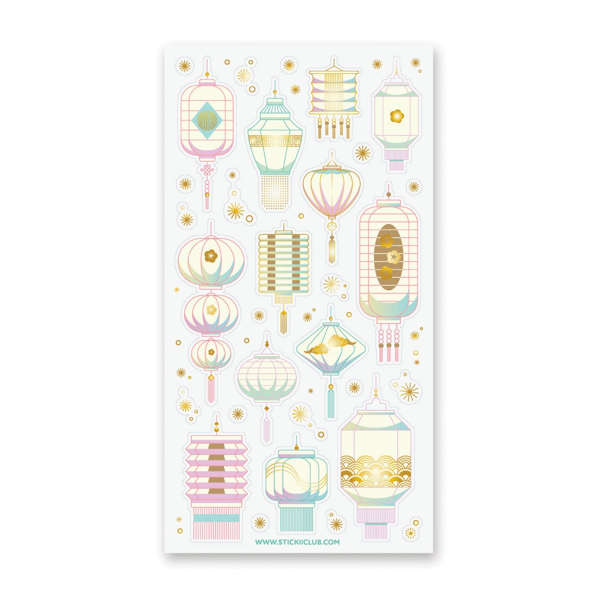 STICKII Sticker Sheet - Lantern Lights