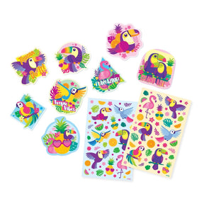 Ooly Stickiville - Tropical Birds Scented Stickers