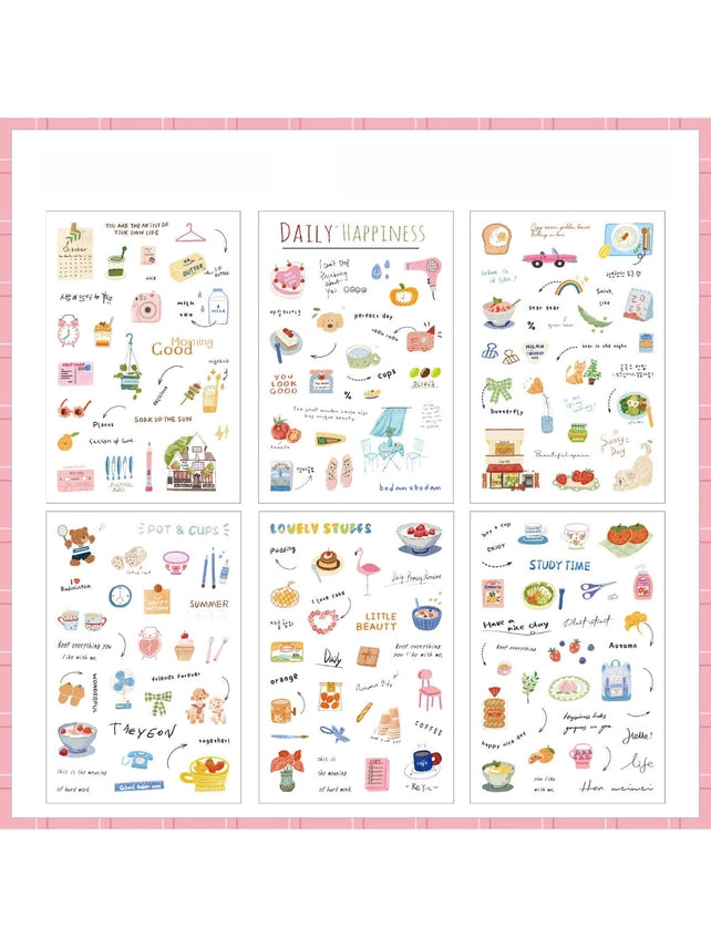 Oria & Co. - Stickers - Cute Pink Collage