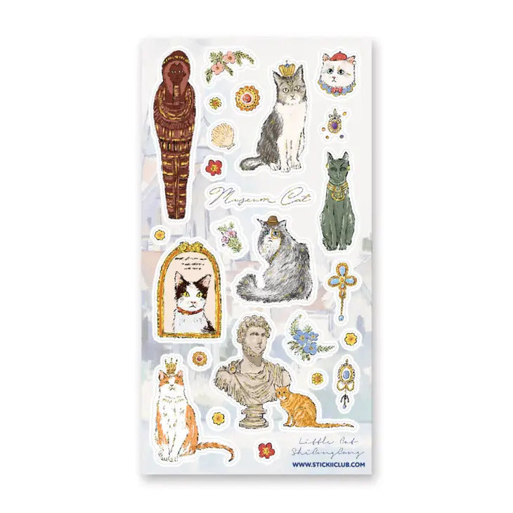 STICKII Sticker Sheet -  Museum Cats