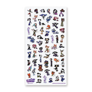 STICKII Sticker Sheet -  Quirky Crew