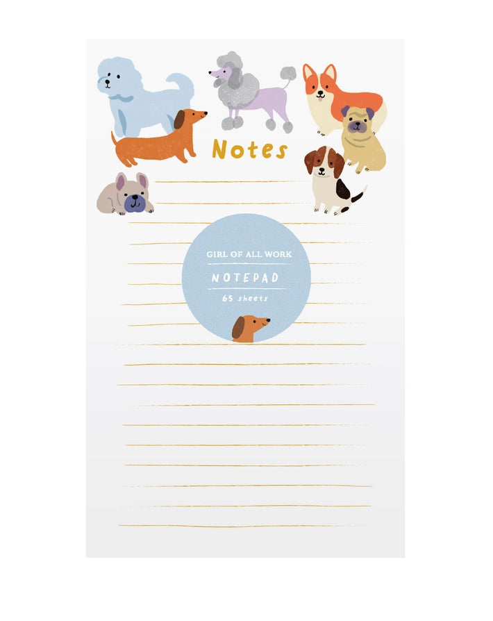 Girl of ALL WORK - Dogs Notepad